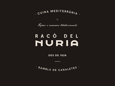 Racó del Nuria - Restaurant Branding