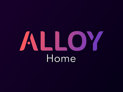 Alloy Home Brand 3d art brand design design logo logo design