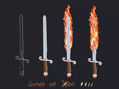 Sword Of Xoii daoc digital illustration ipad pro art procreate