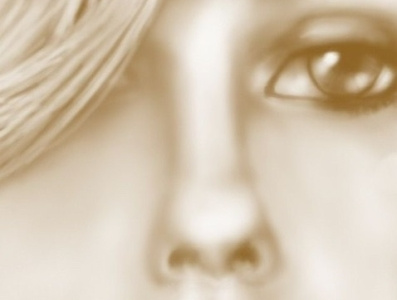 Face digital art digital painting face freehand drawing realistic painting sketchbook
