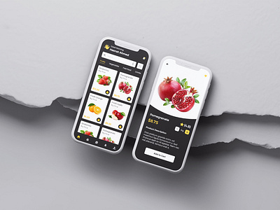 Food App Ui Design (practice work) adobe xd ui