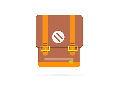 Backpack backpack flat backpack