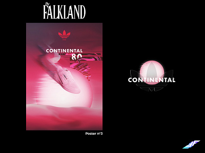 Poster n°3 ADIDAS CONTINENTAL adidas branding composition design graphic design image de marque photomontage photoshop poster