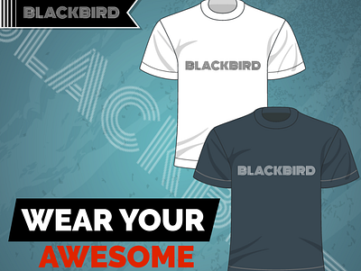Blackbird T-shirt #blackbird#t-shirt#wear#fashion#wear#products banner ads branding design illustration illustrator logo masking photoshop social media vector