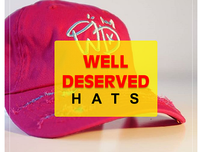 Well Desreved : Hats Products banner ads branding design illustrator logo masking photoshop printing social media vector