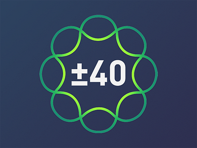 ±40 branding icon logo wip
