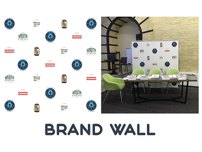 BRAND WALL brand brand identity brand wall branding design logo photoshop