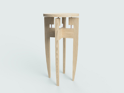 stool bar carpentry cnc design furniture home industrial design interior minimal modern natural product wood
