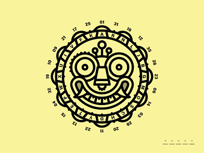 Mayan Puzzle aztec escape illustration jungle mask mayan puzzle sacred sun