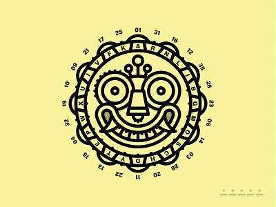 Mayan Puzzle aztec escape illustration jungle mask mayan puzzle sacred sun