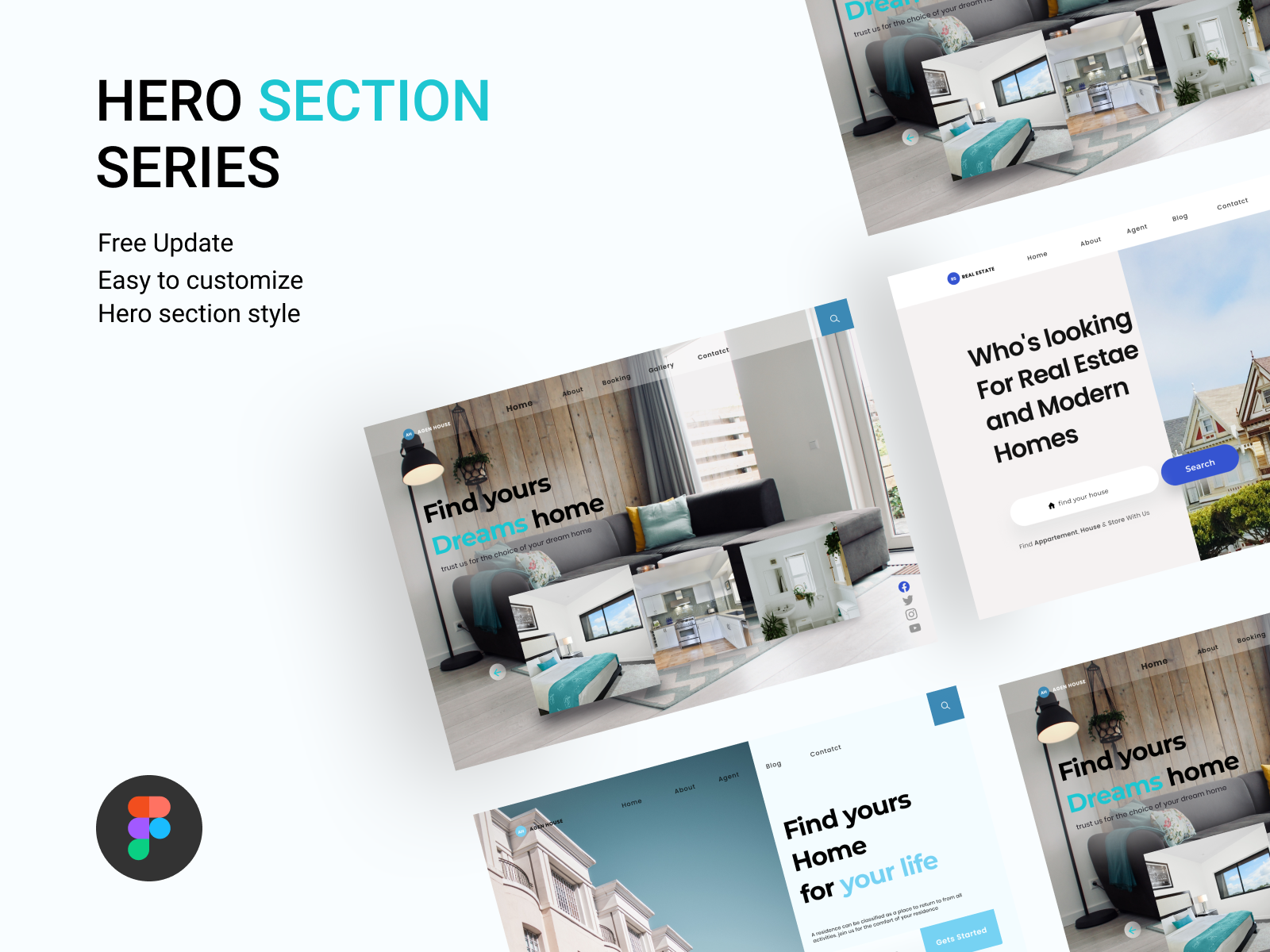 Hero section Real Estate Concept by kanguiux on Dribbble