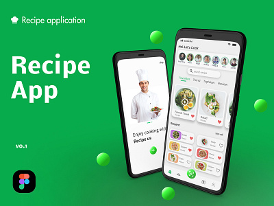 Recipe App app app recipe app concept drink eggs fastfood food app burger ios medicine pizza restaurant salad