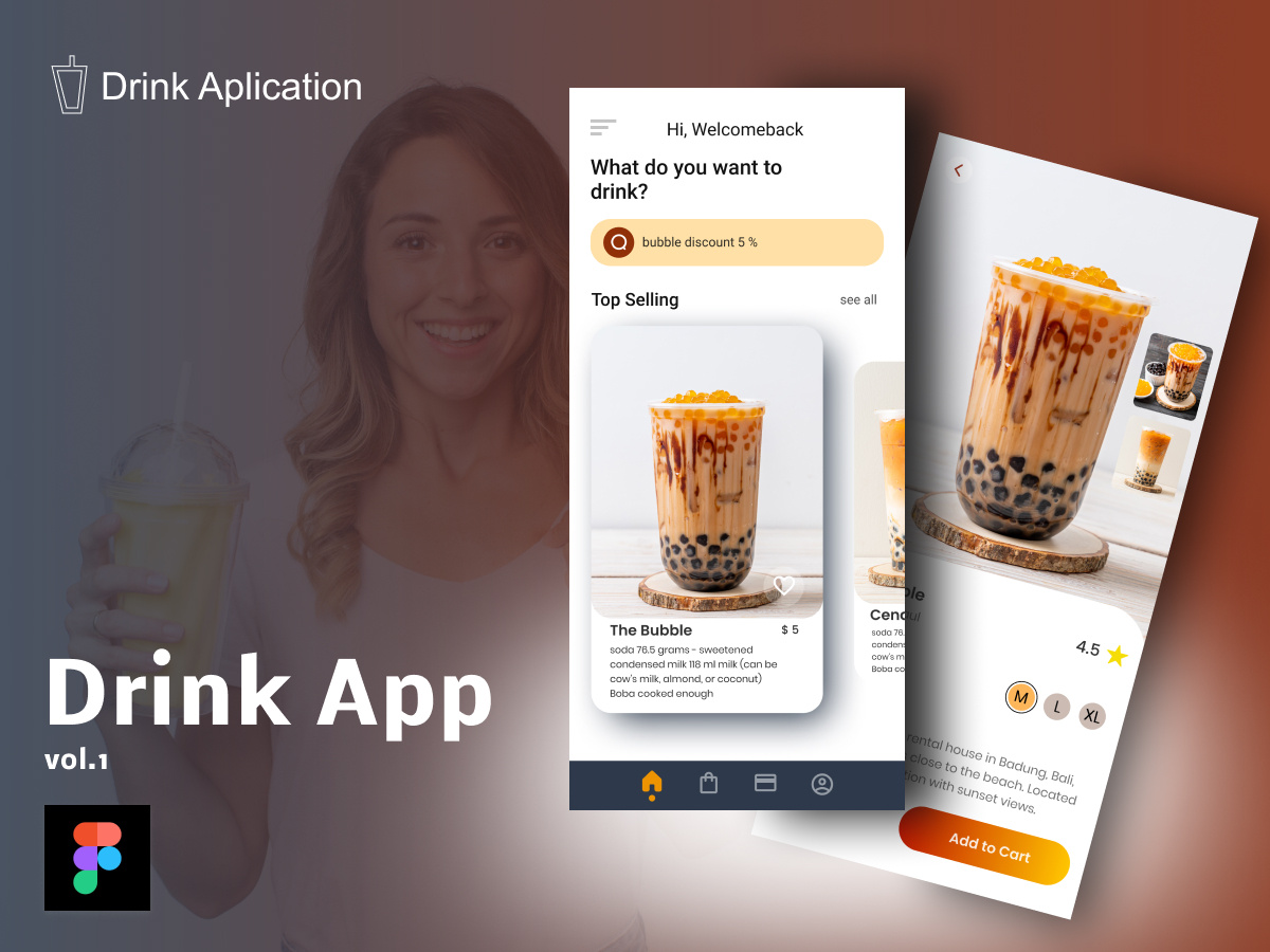 Drink Apps by kanguiux on Dribbble