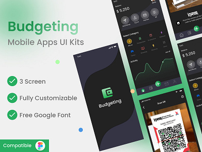Budgeting App UI Kits