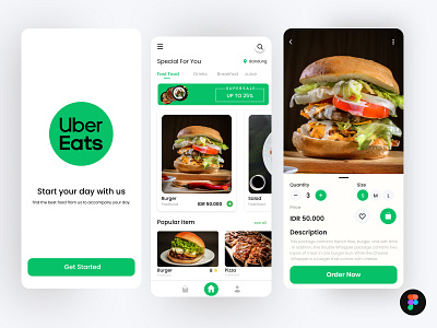 Uber Eats Redesign app concept drink eats fastfood figma food app burger ios pizza restaurant uber