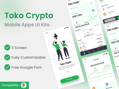 Toko Crypto UI Kits app concept cryptobitocin drink fastfood food app burger linkbank pizza restaurant