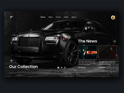 Car Delaer Hero beautyskincareweb darkmodeweb heroherosection landingpage product. webdesign webtemplate