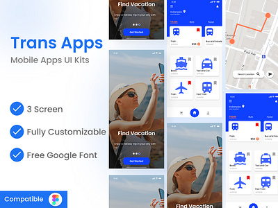 trans app ui kits