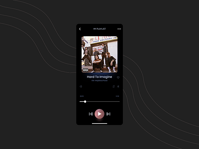 Music player | UI Challenge