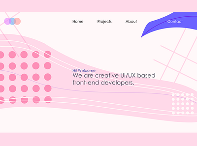 Custom portfolio design animation design illustration illustrator lettering ui ux vector web website