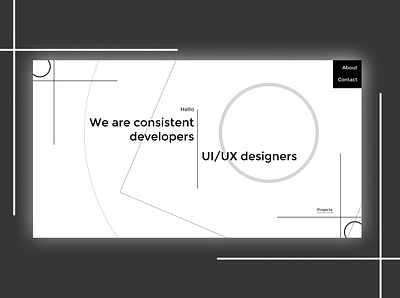 "Minimalist" custom portfolio. app branding design lettering logo ui ux vector web website