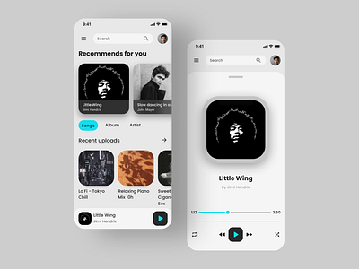 Music App Concept | Daily UI challenge