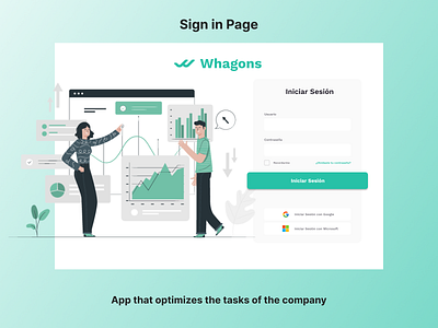 Whagons- Sign In page