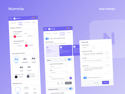 Nomnie - App Design