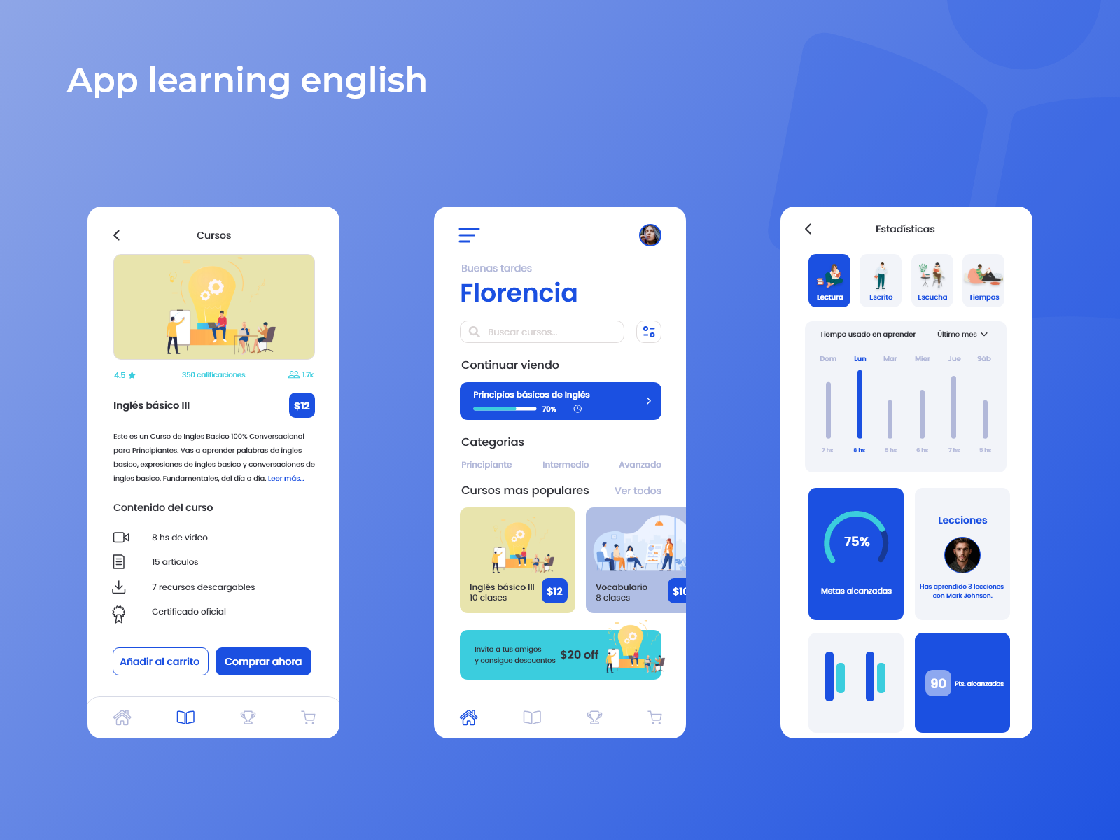 App UI Design by Federico on Dribbble