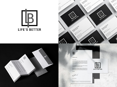 LB | Brand Identity brand identity branding design graphic design identity logo minimal simple typography vector