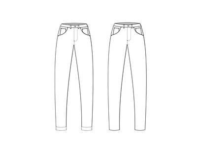 two pairs of jeans adobe illustrator design fashion design fashion illustration illustration logo