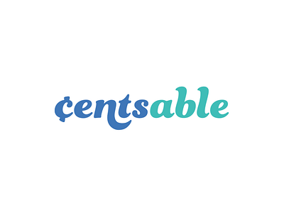 Centsable Logo branding branding and identity branding concept design logo typography