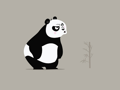 Cartoon Panda 2d adobe art arte arte digital cartoon character digital art digital illustration illustration illustrator personagem