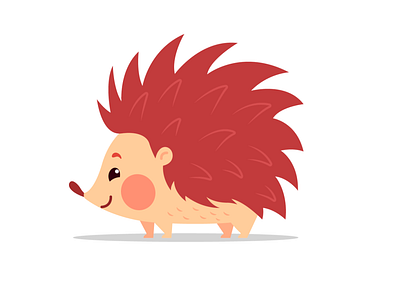 Cartoon Hedgehog 2d adobe art arte arte digital cartoon character digital art digital illustration draw illustration illustrator personagem