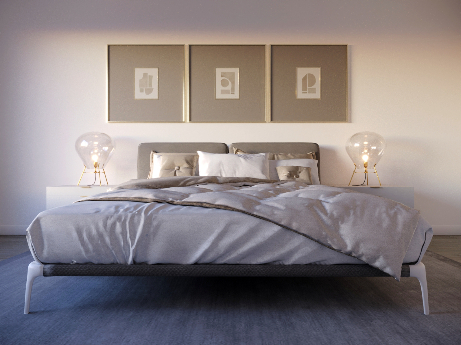 CGI - BEDROOM by Samuel on Dribbble