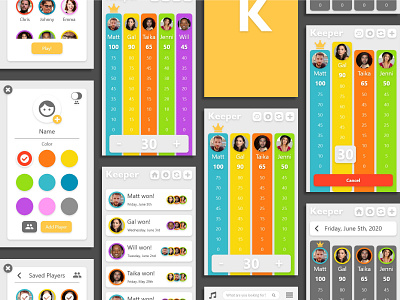 Keeper: Tabletop Game Scorekeeper App