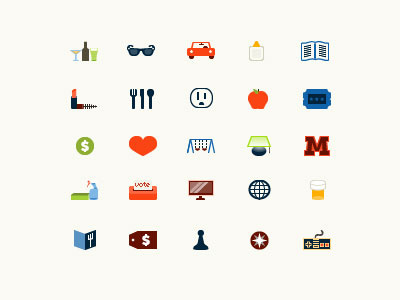 Category icons