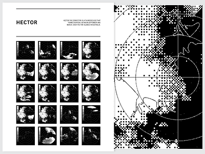 Hector the Convector - full poster black and white clouds doppler hector radar thunderstorm