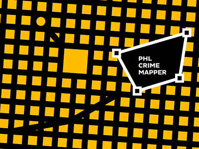 PHL Crime Mapper grid icon logo map philadelphia phldesign