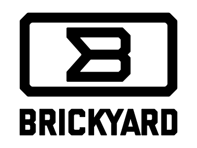 The Brickyard b bold branding brick bricks logo thick lines