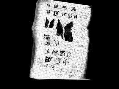 Brickyard Sketch Dribbble b branding logo sketch sketchbook wip