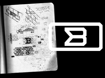 Brickyard - Process logo sketch