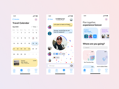 GrouPie App. Brings your voice to the table. app app design branding design minimal product design research ui ui design ux ux design ux research uxui