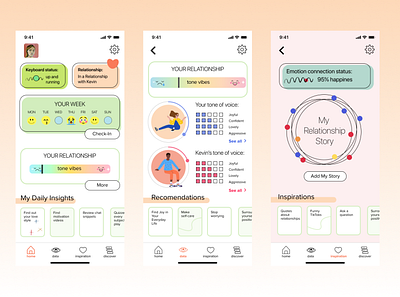 Flychat App - Empowering Relationships design minimal product design research ui ui design ux ux design ux research uxui