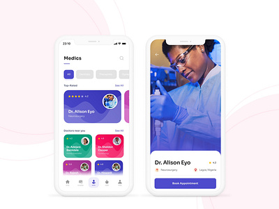 Telehealth Mobile App UI creative design dribbble health mobile app telehealth ui uiux ux