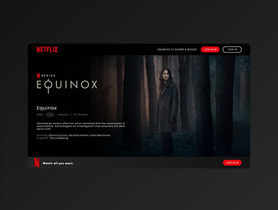 Netflix re-design design graphic design illustrator minimal ui ux web website