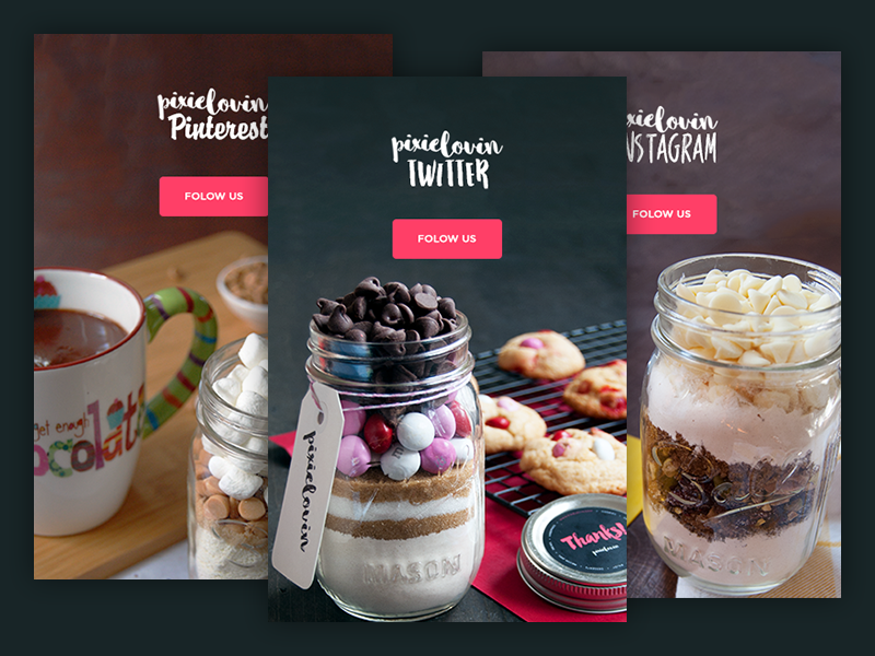 Follow cards visual identity photography tarful branding website design share following cards instagram pinterest twitter