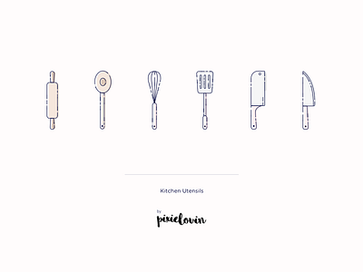 More kitchen icons cooking design food icon set icons illustrations kitchen knife recipes tarful ui utensils