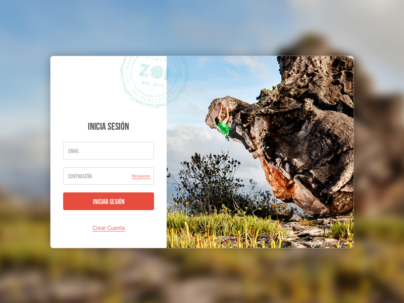Modal login layout travel badge tarful web design ux ui sign in register form modal login