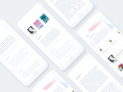 Books App Concept app book card clean concept ios sketch ui